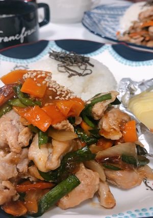 豚こまとニラの中華炒め-レシピのメイン写真