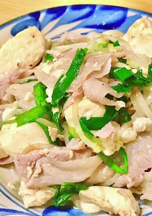 パパッと簡単　豆腐ともやしのチャンプルー-レシピのメイン写真