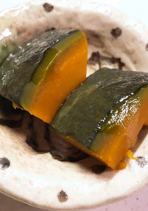 南瓜の煮物　レンジで-レシピのメイン写真