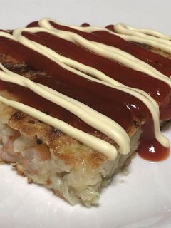 シーフードMixで洋風お好み焼き!-レシピのメイン写真