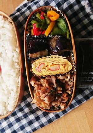 お弁当★豚肉と大葉バターポンスタミナ炒め-レシピのメイン写真