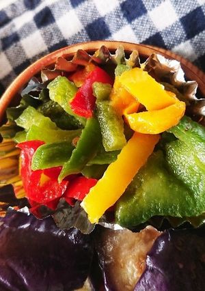 お弁当★塩パプリカきんぴら★作り置き-レシピのメイン写真