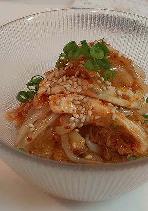 【サラダチキンのアレンジ】キムチ和え-レシピのメイン写真