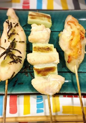 魚焼きグリルで焼き鳥　焼き方-レシピのメイン写真