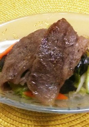 焼肉のせチョレギサラダ-レシピのメイン写真
