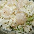 「大根とホタテのサラダ」キュウリも入れて