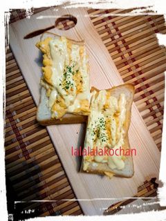 我が家の卵トースト-レシピのメイン写真