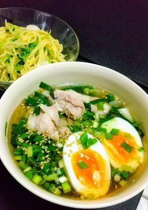 暑い日は野菜たっぷりスタミナつけめん-レシピのメイン写真