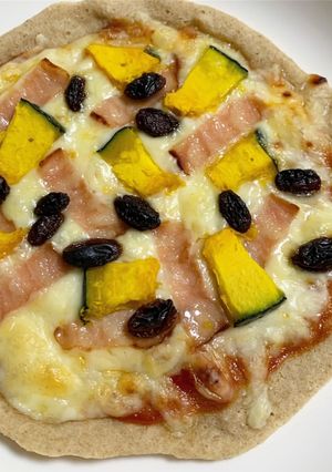 とろーりチーズのオートミールピザ-レシピのメイン写真