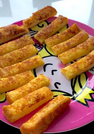簡単カリカリチーズパン（1歳半補食可）-レシピのメイン写真