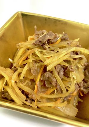五分で作る即席肉じゃが！-レシピのメイン写真