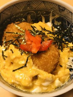 コロッケ&トロトロ半熟玉子丼-レシピのメイン写真