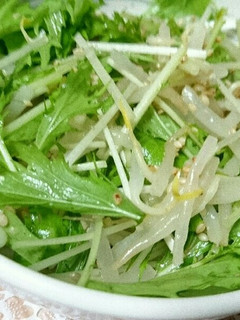 もやしと水菜のナムル-レシピのメイン写真