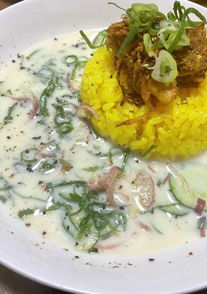 俺流！魯珈とちょっぴり違う冷や汁風カレー-レシピのメイン写真