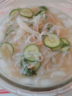 葛切りの冷や汁-レシピのメイン写真