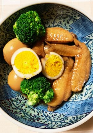 手羽先と卵のさっぱり煮込み-レシピのメイン写真