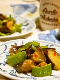 ご飯がすすむ♪茄子とピーマンの辛味噌炒め-レシピのメイン写真