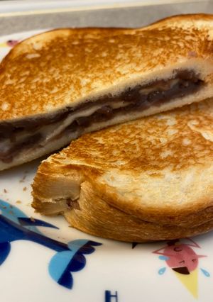 あんことチーズのホットサンド♪-レシピのメイン写真