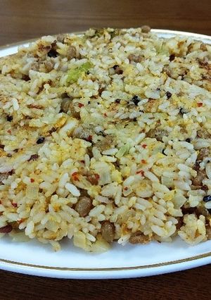 キムチ納豆チャーハン♪-レシピのメイン写真