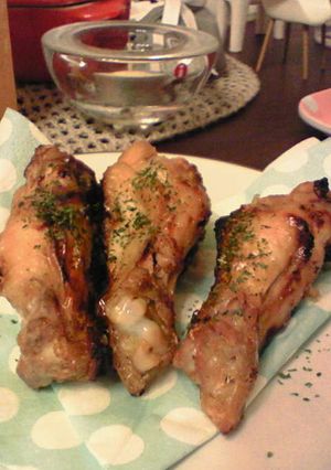 すりおろしニンニク★手羽元のグリル焼き-レシピのメイン写真