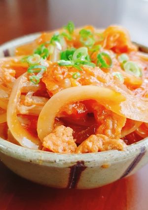 玉ねぎと卵だけ!濃厚な玉ねぎ丼-レシピのメイン写真