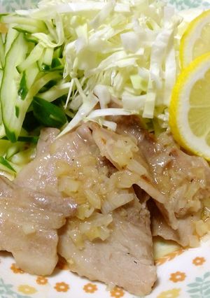 豚肉の塩レモン炒め-レシピのメイン写真