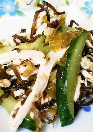 高菜の油炒めと鶏肉の和え物-レシピのメイン写真