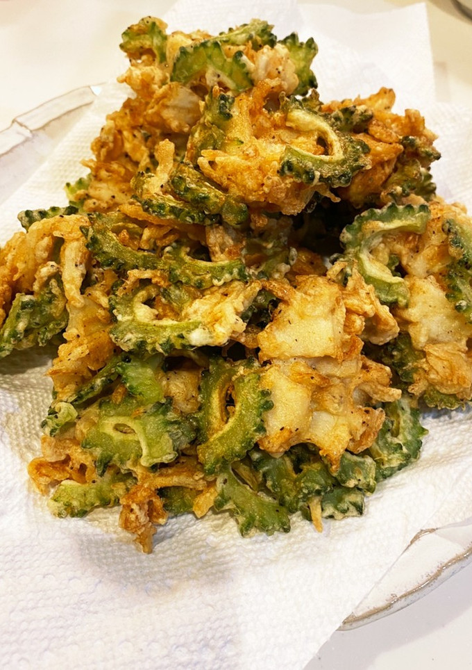 ゴーヤのかき揚げ②-レシピのメイン写真