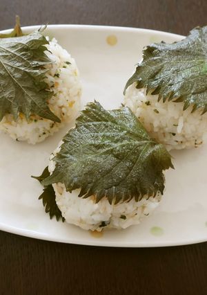 塩漬け大葉のおにぎり-レシピのメイン写真