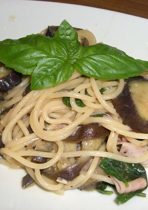 ☆なすとバジルのバターしょうゆパスタ☆-レシピのメイン写真