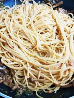 ピリ辛鯖味噌パスタ-レシピのメイン写真