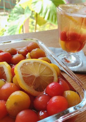 ミニトマトのレモンシロップ煮-レシピのメイン写真