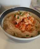 素麺〜サラダチキンのキムチもやし和え〜