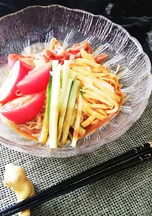 男の一品はじめての冷やし中華-レシピのメイン写真