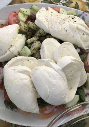 モッツァレッラの夏サラダ-レシピのメイン写真