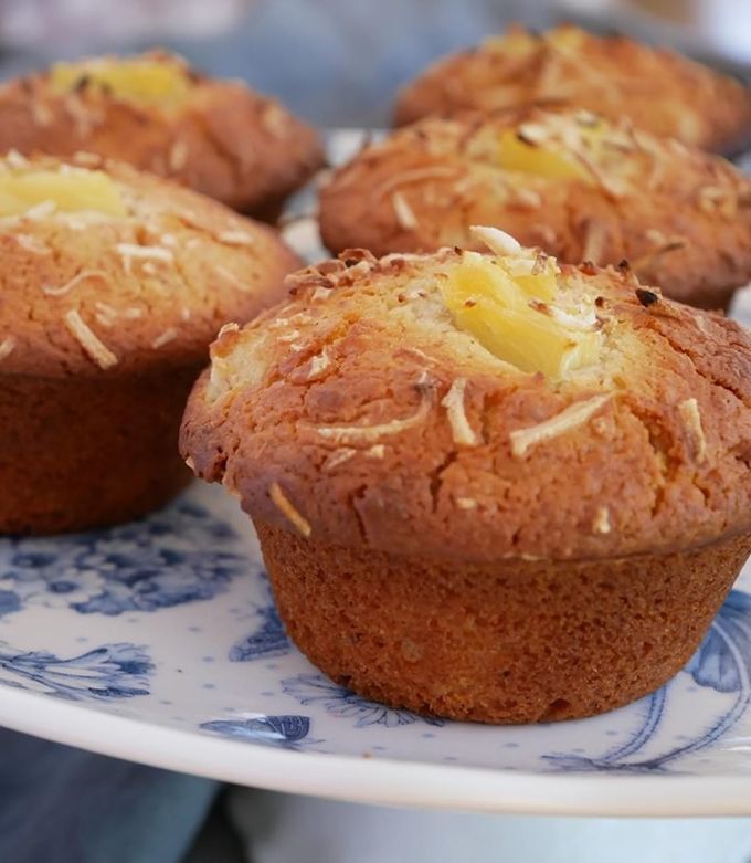 パインマフィン パイナップルとココナッツのマフィン Vg by keekeeキッチン