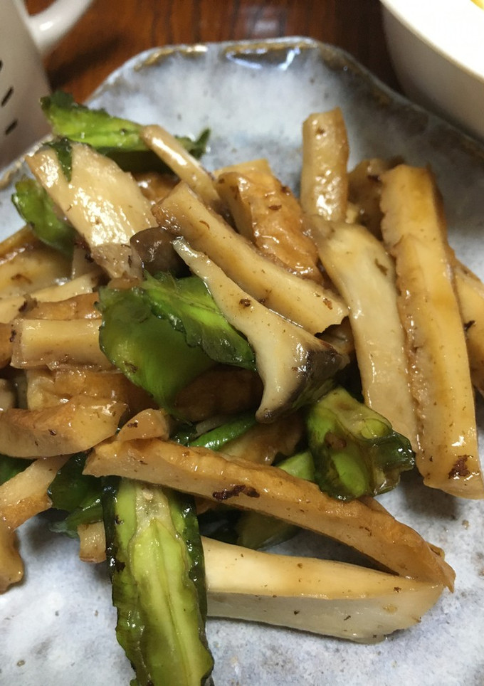 四角豆と竹輪とエリンギの炒め物-レシピのメイン写真