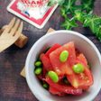 5分で簡単!トマトと枝豆のからしマリネ