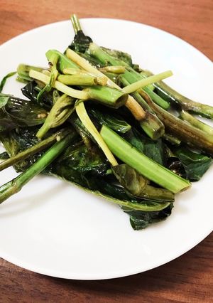 エンサイ（空芯菜）のシンプル炒め-レシピのメイン写真