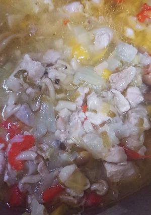 【ホットクック】鶏肉と野菜の炒め煮-レシピのメイン写真