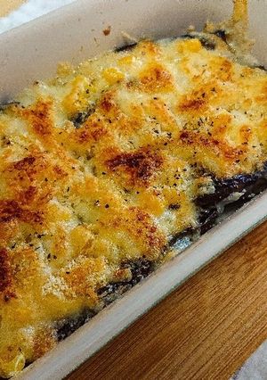 簡単おかず！なすのマヨコーンチーズ焼き-レシピのメイン写真