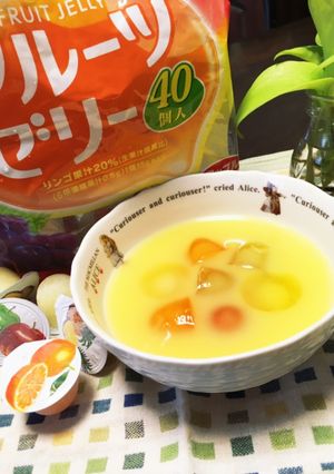 凍らせミニカップゼリー入りジュース-レシピのメイン写真