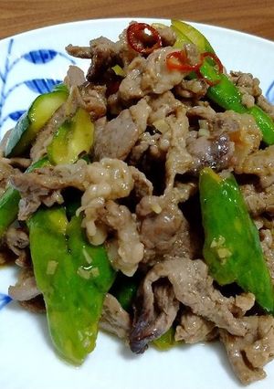 牛肉とたたきキュウリの炒めマリネ-レシピのメイン写真