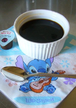 普通のシンプルコーヒーゼリー-レシピのメイン写真