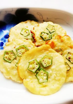 蓮根とオクラのチヂミ-レシピのメイン写真