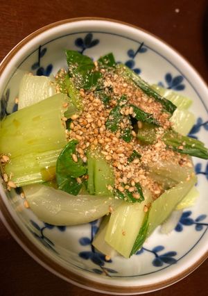 簡単副菜！チンゲン菜のおひたし-レシピのメイン写真