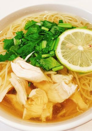 簡単アレンジ♡鶏ささみでフォー風そうめん-レシピのメイン写真