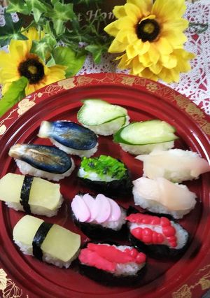 簡単バカ受け漬け物寿司-レシピのメイン写真