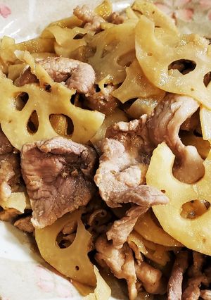 豚肉とレンコンのオイスター炒め-レシピのメイン写真