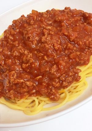 簡単！我が家のミートソーススパゲティ★-レシピのメイン写真